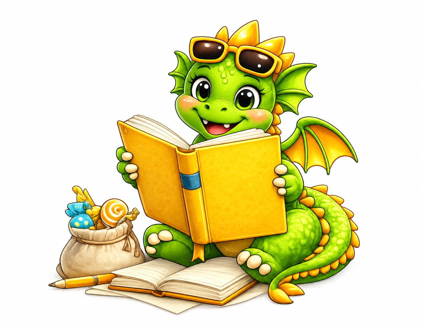 Fauchi mit seinem Witzebuch